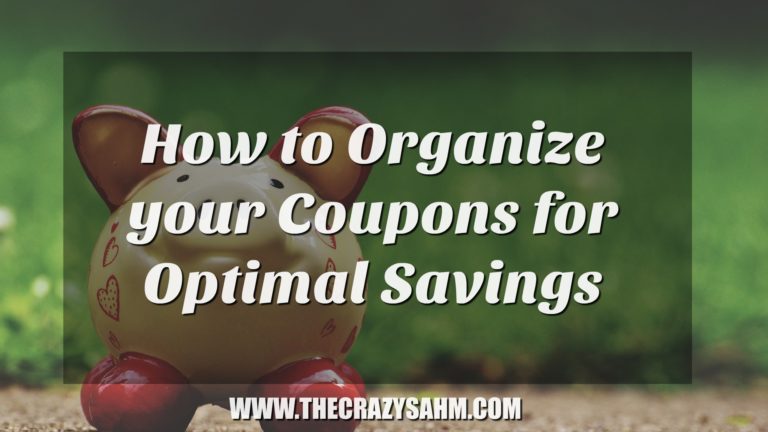 How to organize your coupons for optimal savings.
