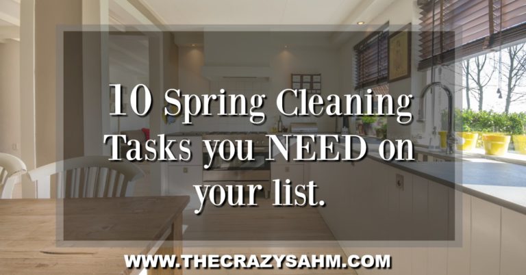 These 10 Spring Cleaning tasks need to be on your to-do list this year! #springcleaning #cleaninghacks #momlife